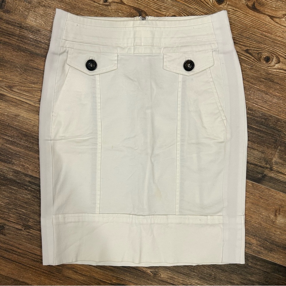 MNG by Mango White Pencil Skirt – Size 2